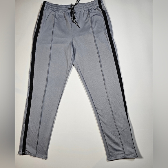 Victoria's Secret PINK Active Track Pants Drawstring Elastic Waist Grey - Picture 10 of 10